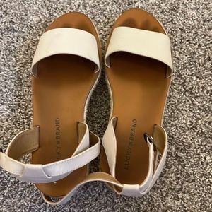 Lucky Brand platform wedges